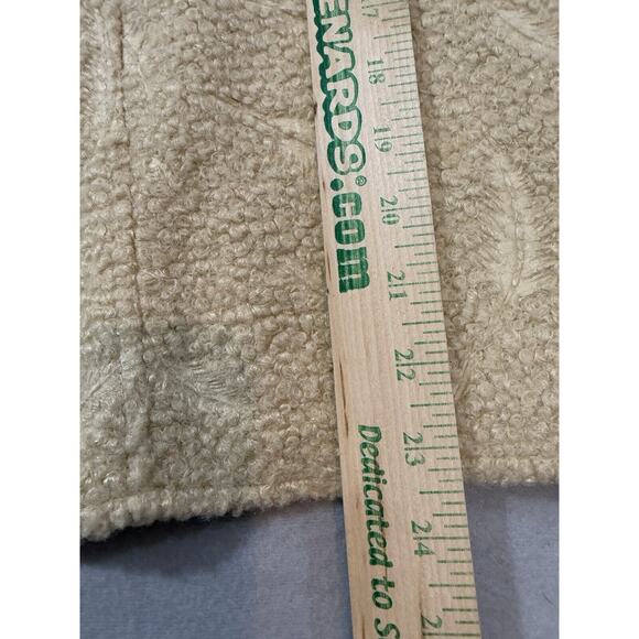 Zara Feather Boucle Cape Sleeve Sweater Women's Size Large - Picture 9 of 11